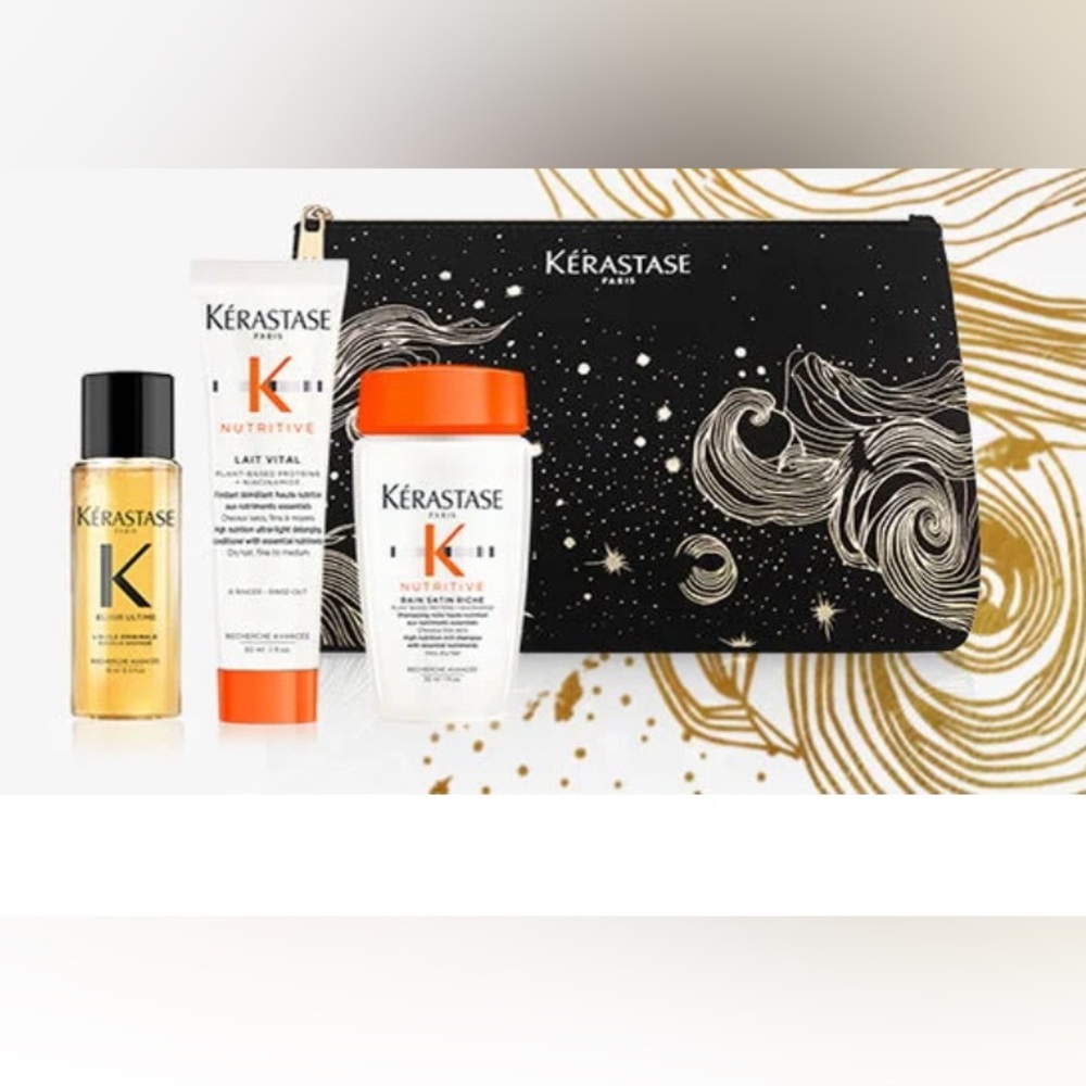 NEW Kerastase Travel Kit with Pouch